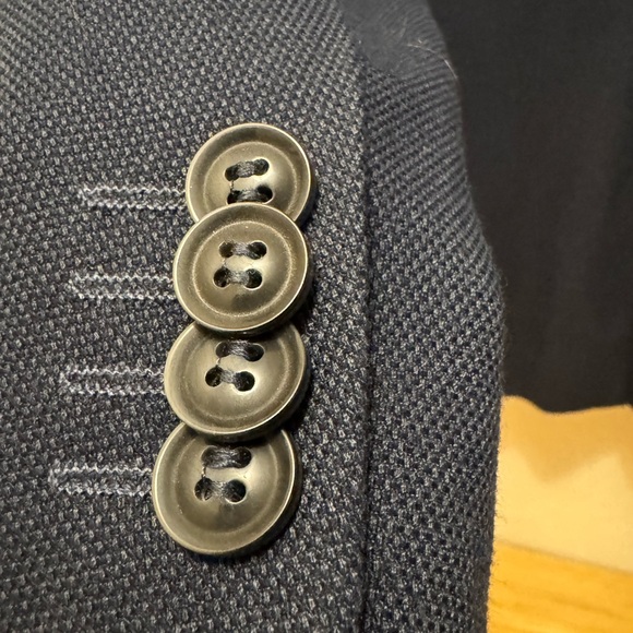 Topman 1-button blazer (navy; 38R) - Picture 9 of 11